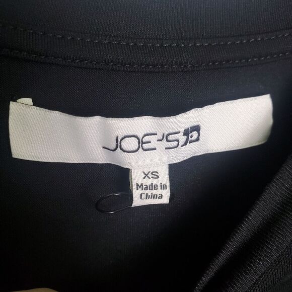 Joe's Drape Front Asymmetrical Tee Black XS - Picture 6 of 7